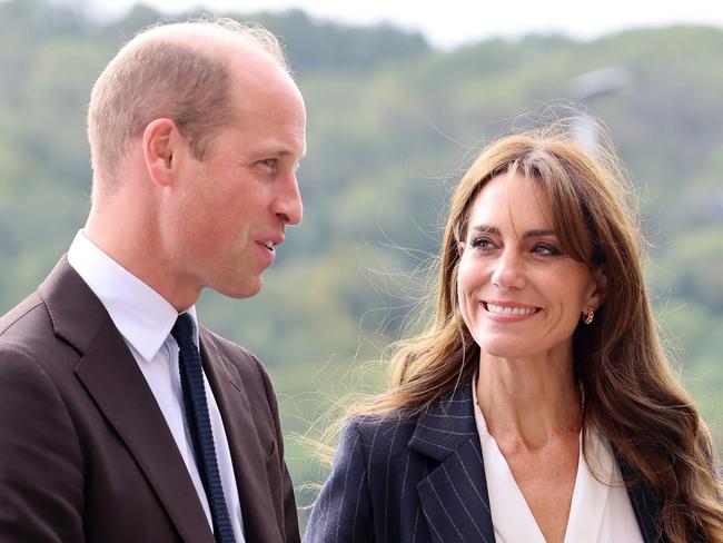 The Princess of Wales beams at her husband during their visit to Cardiff. Picture: Chris Jackson/Getty Images