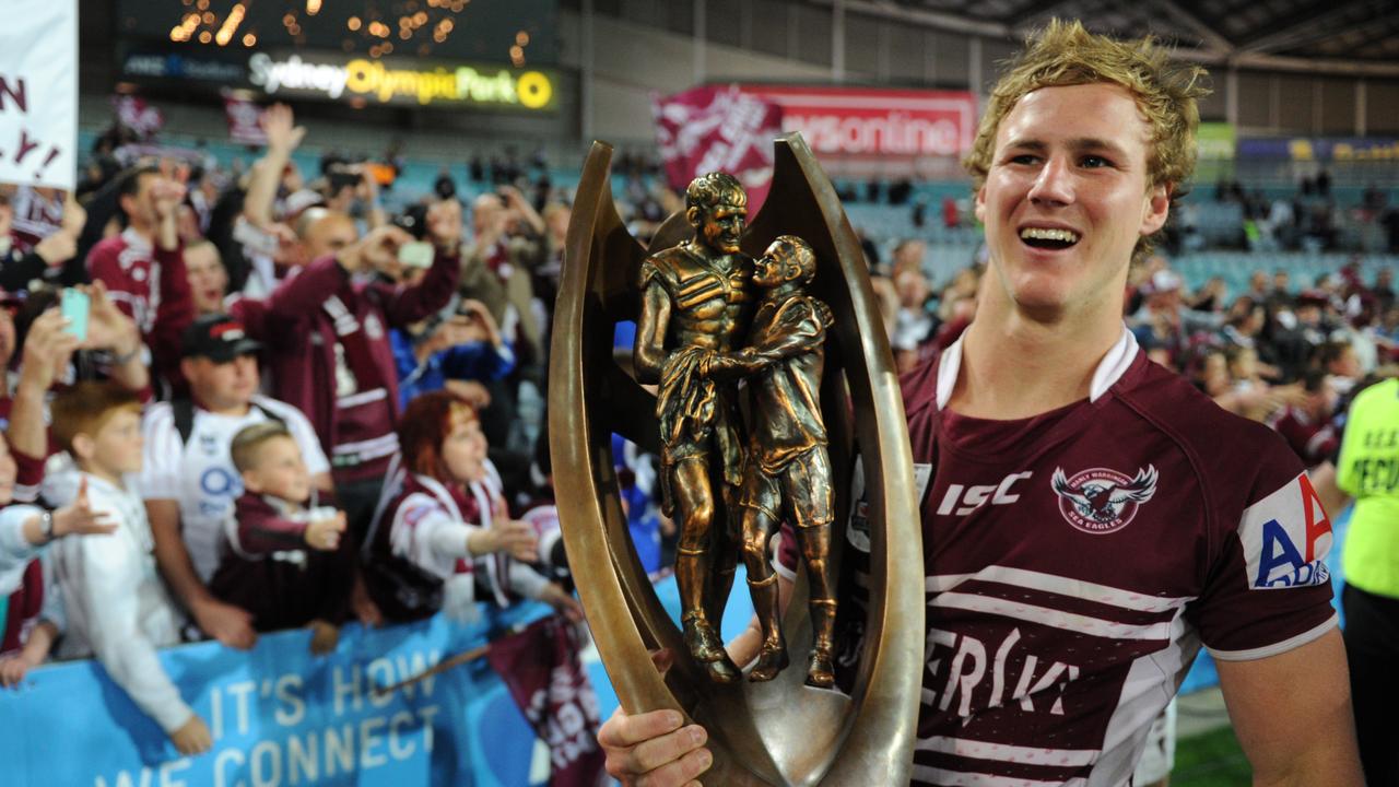 Daly Cherry-Evans won a premiership with Manly in 2011. Picture: AAP Image/Dean Lewins