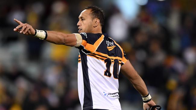 Christian Lealiifano is a key backline leader for the Brumbies. Picture: AAP