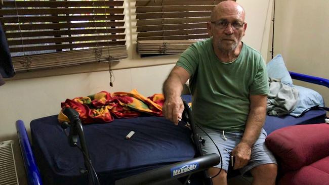 After sleeping rough in Darwin for seven months, Carlos Hernandez was finally able to get a place in St Vincent de Paul’s emergency accommodation at the Bakhita Centre