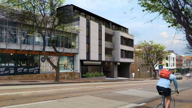 An artist’s impression of the Sydney Rd, Balgowlah development. Picture: PBD Architects.