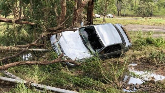 This was how Lenny’s car was found during the extensive search for Krystal in the weeks after she disappeared.