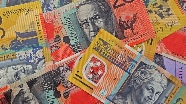 AUSTRALIA - NewsWire Photos - General view editorial generic stock photo of Australian cash money currency. Picture: NCA NewsWire / Nicholas Eagar