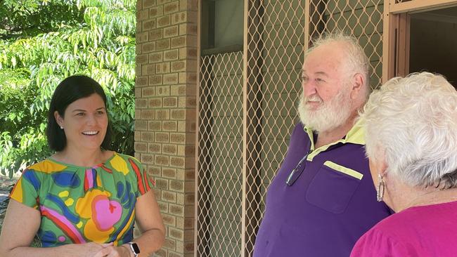 Chief Minister Natasha Fyles has announced a new 60-bed aged care facility containing the Territory’s first specialist dementia care will be built in the Top End. Picture: Annabel Bowles