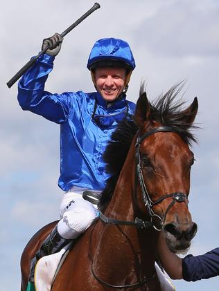 Qewy beat the field in Geelong to set up a Melbourne Cup start. Picture: Getty Images