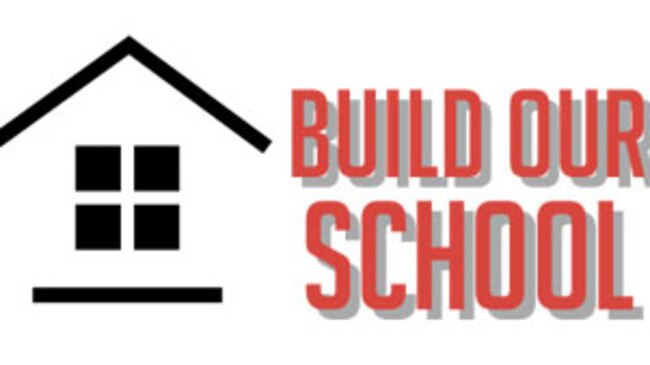 Build Our School horizontal logo for online