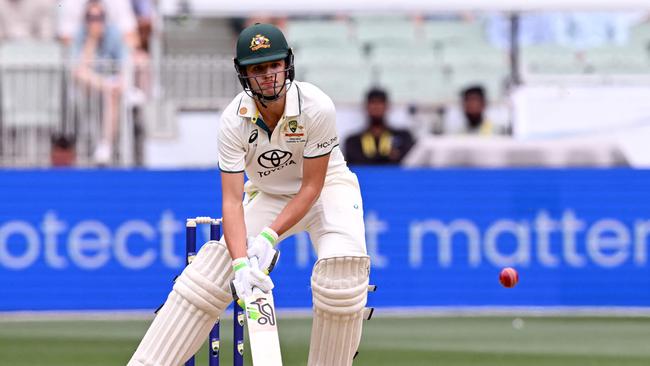 Sam Konstas played with extreme confidence as he produced all the shots in the book on debut against Jasprit Bumrah. Picture: William West / AFP