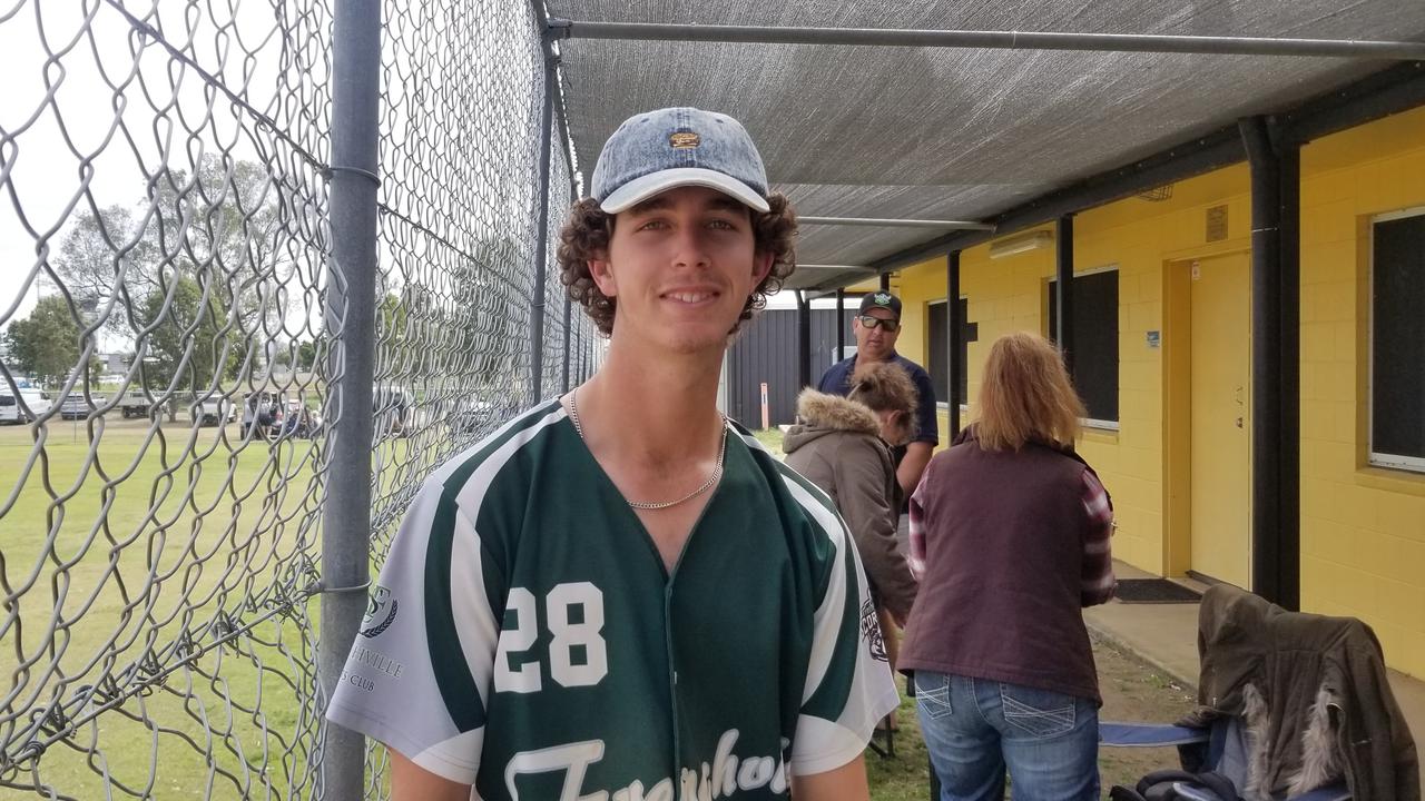 Frenchville Bushrangers pitcher Louie Cox.