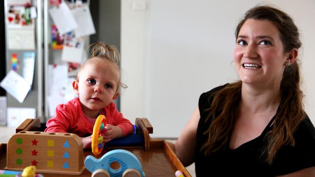 Lexie with Cerebral Palsy Alliance’s Anne Cleaver.