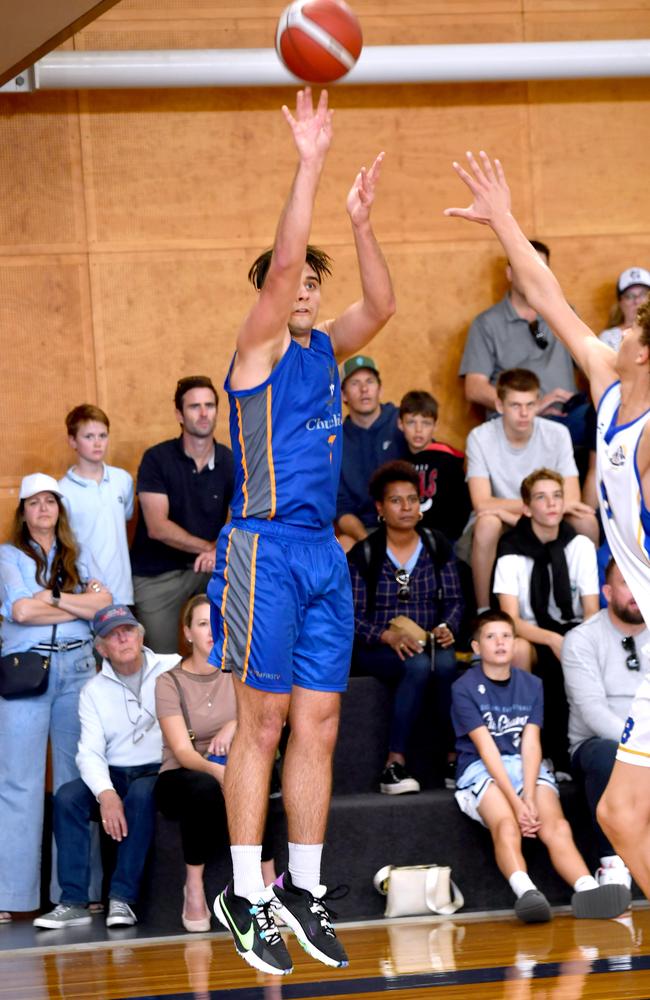 GPS First V basketball between Churchie and Nudgee. Saturday July 27, 2024. Picture, John Gass