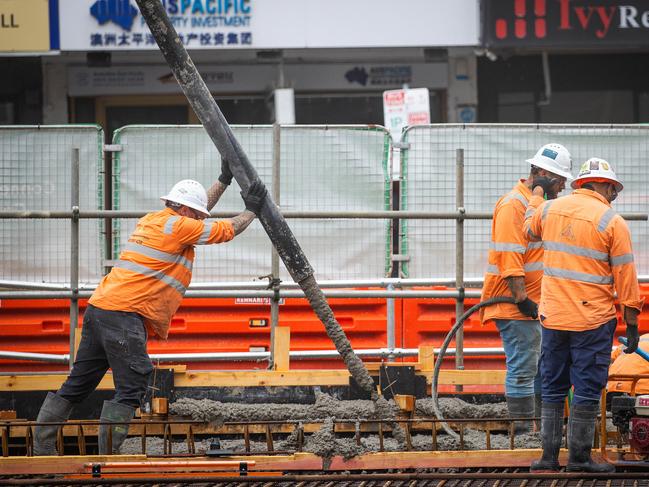 The Suburban Rail Loop will continue to add to the state’s hefty debt load. Picture: Mark Stewart