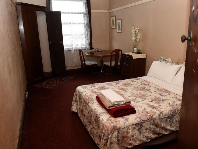 One of the rooms at The Gatwick Hotel. Picture: Kylie Else