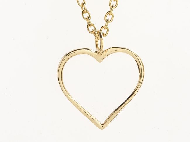 Heart shaped necklace from Pink LouLou.