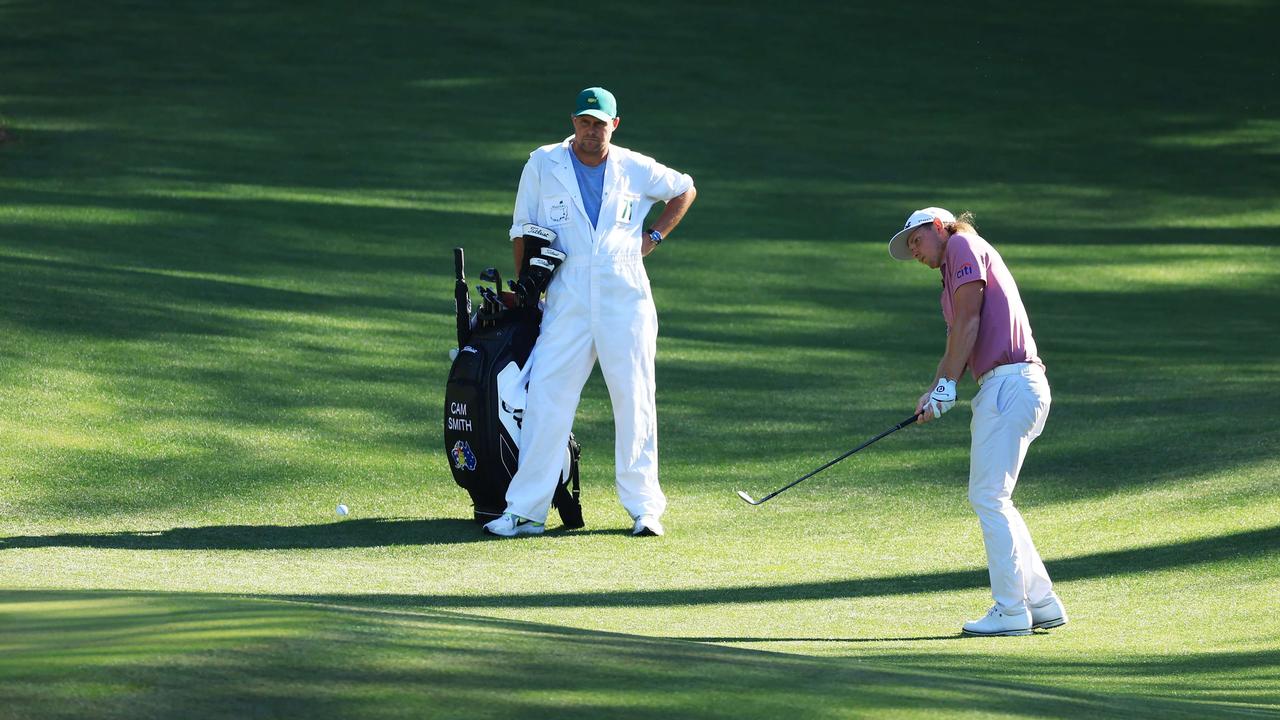 Smith had a shocker on 12. David Cannon/Getty Images/AFP