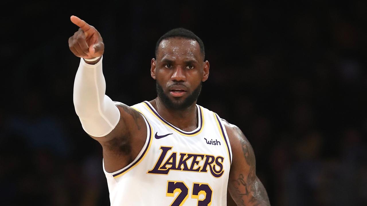 LeBron James #23 of the Los Angeles Lakers on October 27, 2019 in Los Angeles, California. Picture: Getty Images