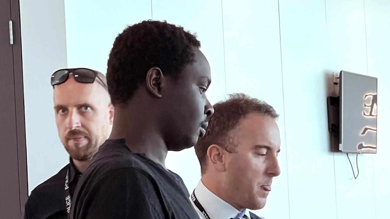 Koang Wuordol appeared in Alice Springs Court on Tuesday charged with the murder of 19-year-old Yiel ‘Yoal’ Deng Gatluak. PICTURE: NCA Newswire / Nicki Connolly