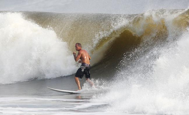 Alexandra Headland gets good lefts and rights for longboarders and shortbaorders alike. Picture: Nicholas Falconer