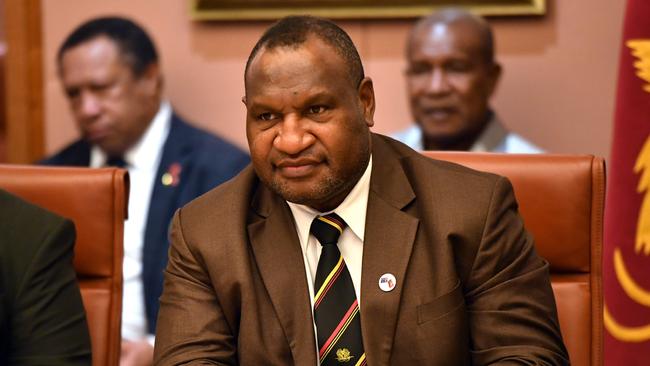 Papua New Guinea's Prime Minister James Marape. Picture: Mick Tsikas/Pool/AFP