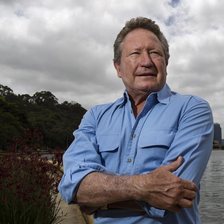 Andrew Forrest, also from Western Australia, came in second. Picture: Marie Nirme