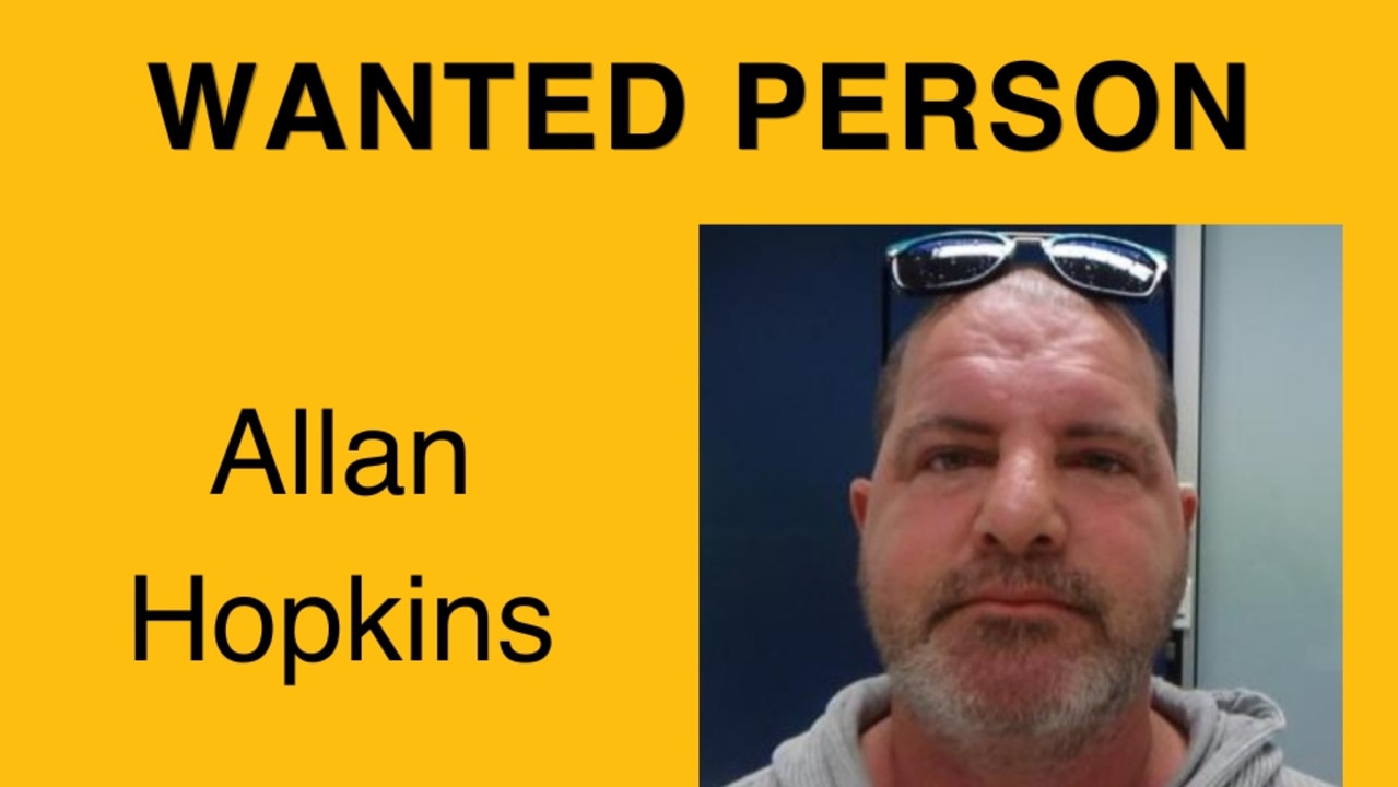 Allan Hopkins, 44, is wanted for serious sexual offending involving a child under the age of 18 years. Picture: SA Police