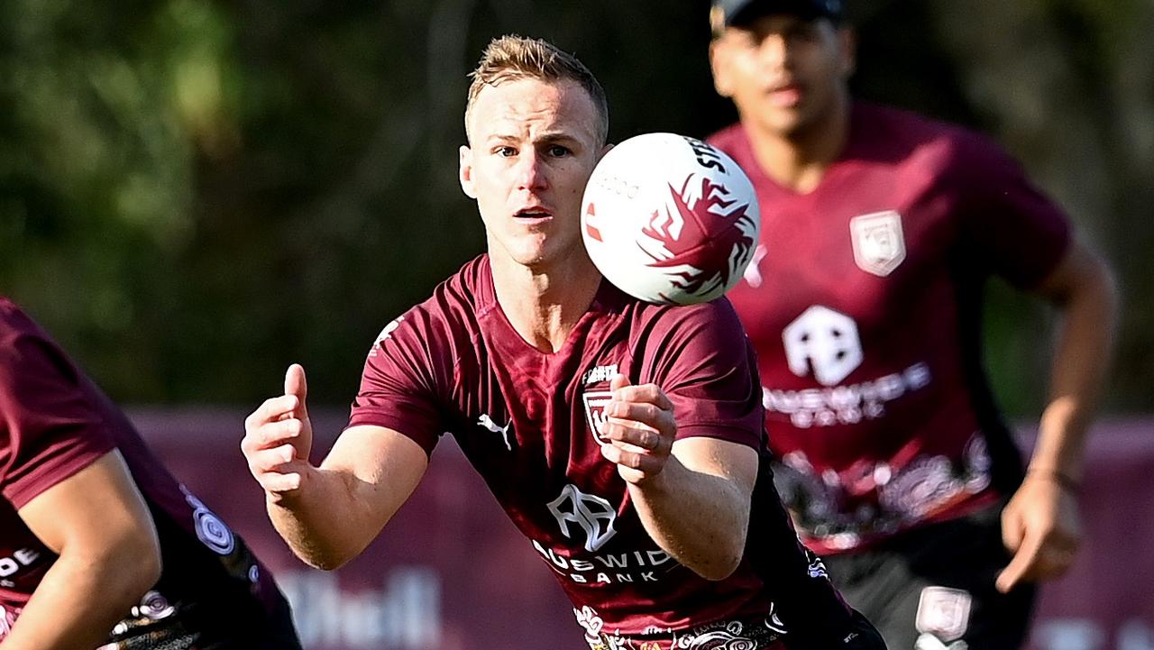 Maroons skipper Daly Cherry-Evans kept his cards close to his chest about the Queensland team. Picture: Bradley Kanaris/Getty Images