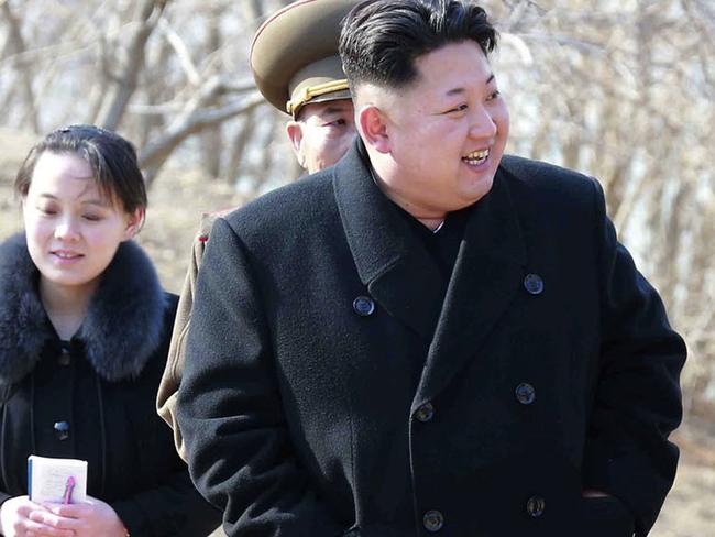 North Korean leader Kim Jong-un has been engaged with a war of words with US President Donald Trump in recent weeks. Picture: KCNA/Korea News Service/AP