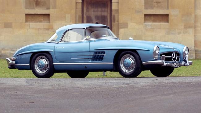 Juan Manuel Fangio’s 1958 Mercedes-Benz 300 SL Roadster.