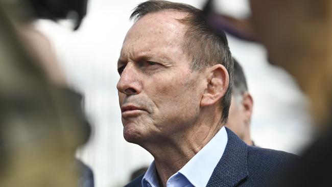 Former prime minister Tony Abbott said Russia was responsible for its war against Ukraine, and opinions contrary to this were akin to ‘living in a fantasy land’. Picture: NewsWire/ Martin Ollman