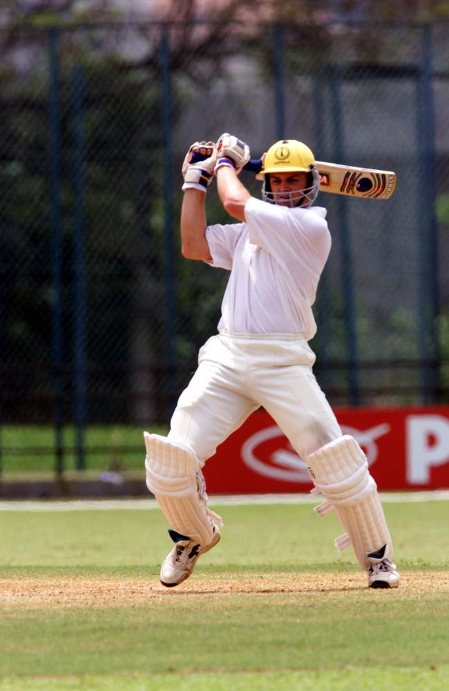 Adam Gilchrist in action during the 1998 Commonwealth Games..