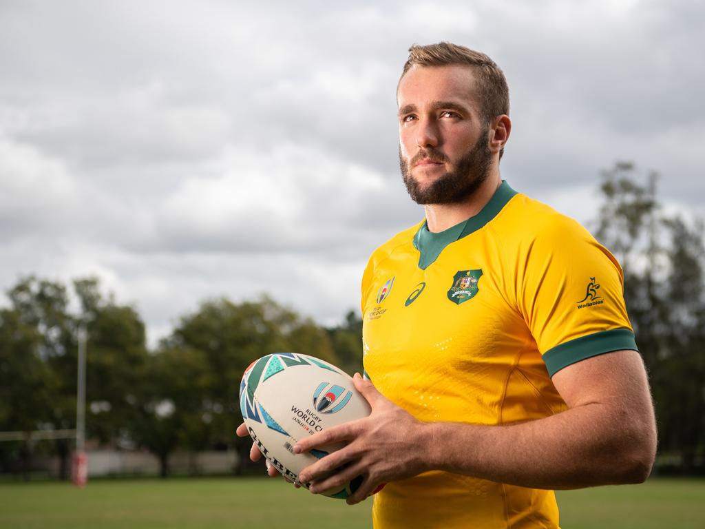 Izack Rodda is back in Wallabies colours. Picture: Rugby AU Media/Stuart Walmsley