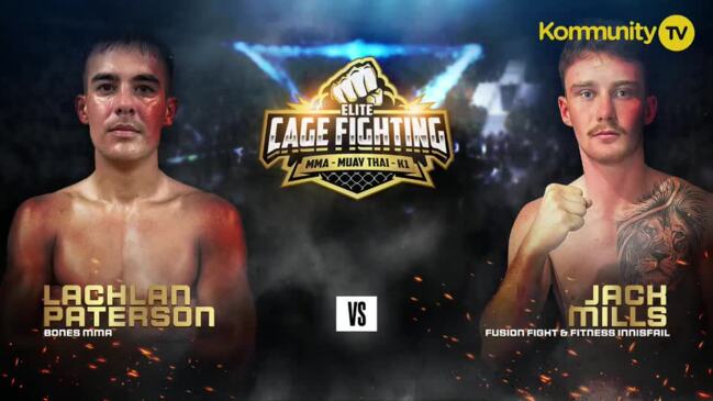 Replay: Lachlan Paterson v Jack Mills (66kg) - Elite Cage Fighting