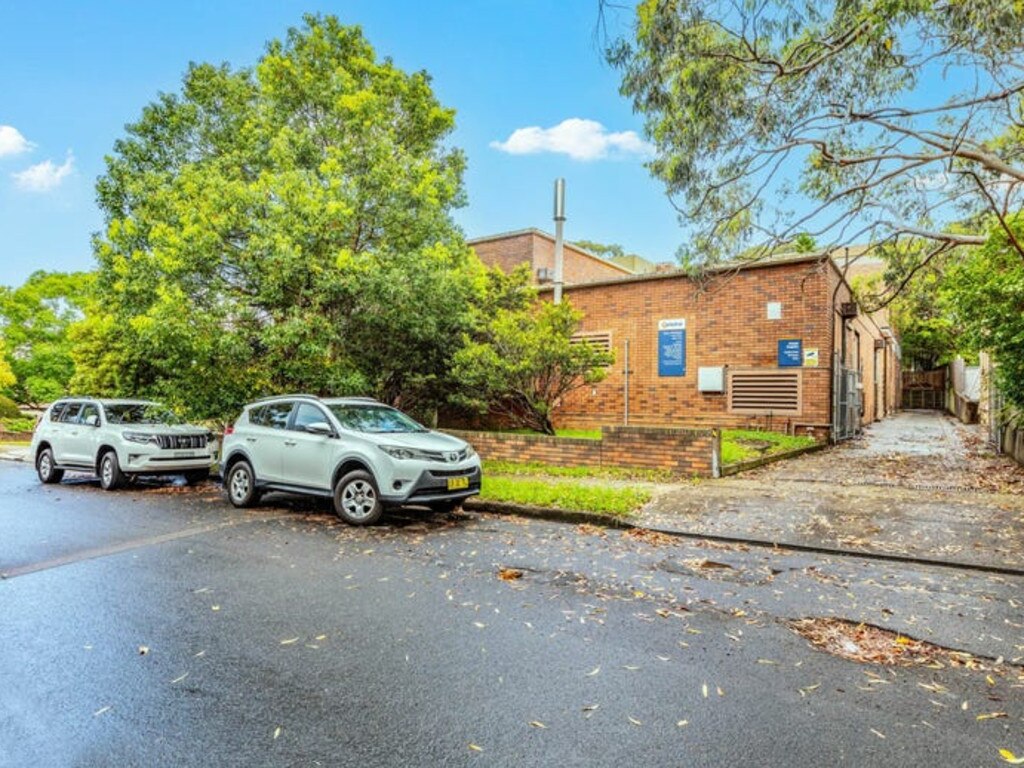 A street view of the Hunters Hill property.