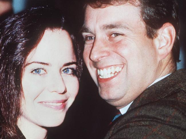 Prince Andrew with his girlfriend and sometime actor Koo Stark in early 1980s.