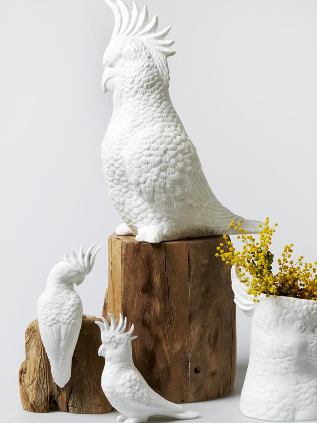 The humble cockatoo is a strong seller for bone china specialist Australian-owned Jones &amp; Co which does its design work locally.