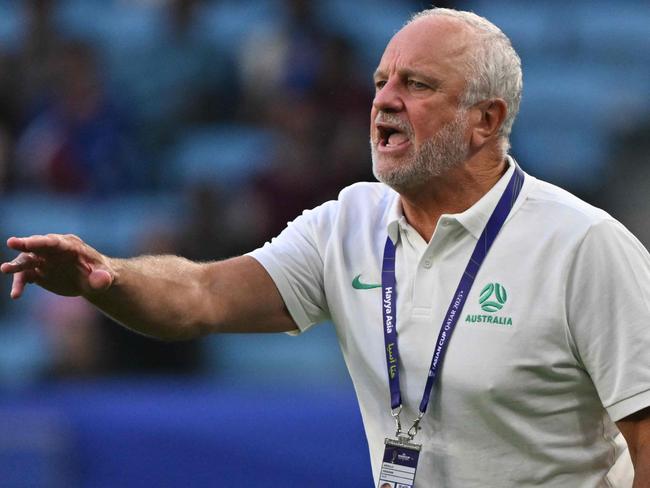 Graham Arnold quit as coach of the Socceroos. Picture: AFP