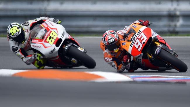 Iannone and Marquez.