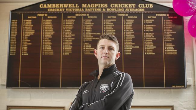 New Camberwell Magpies coach Brad Loveluck. Picture: Valeriu Campan