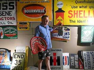 Graham Lancaster, from Graham Lancaster Auctions at the Ultimate Man Cave Auction in Lismore. Picture: Marc Stapelberg