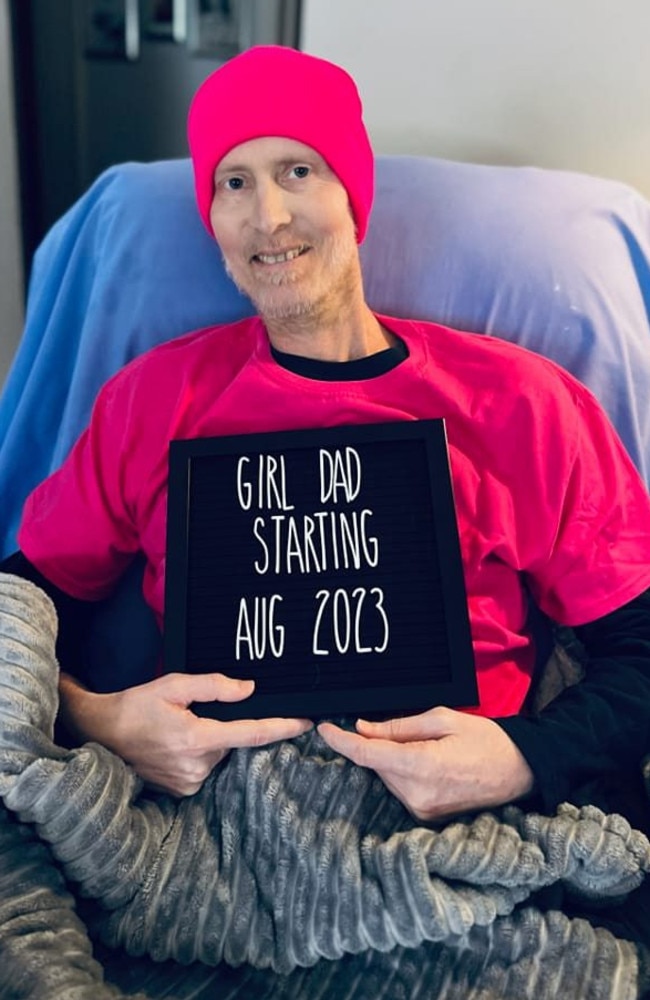 David last week had announced he and his wife Genna would be expecting their first baby girl to which he couldn't contain his excitement of becoming a 'Girl dad'. Picture: David Nicolson