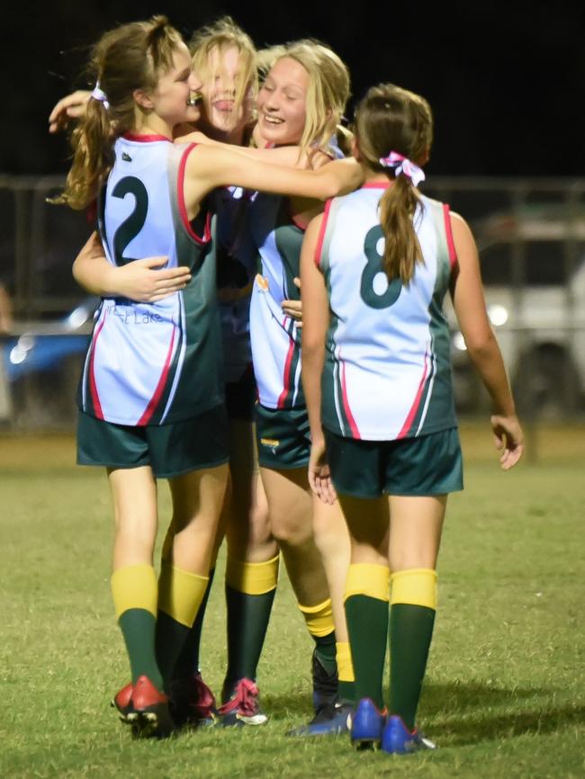 The Forest Lake junior Australian football club under 13 girls are premiers. PIC courtesy of QAFL.