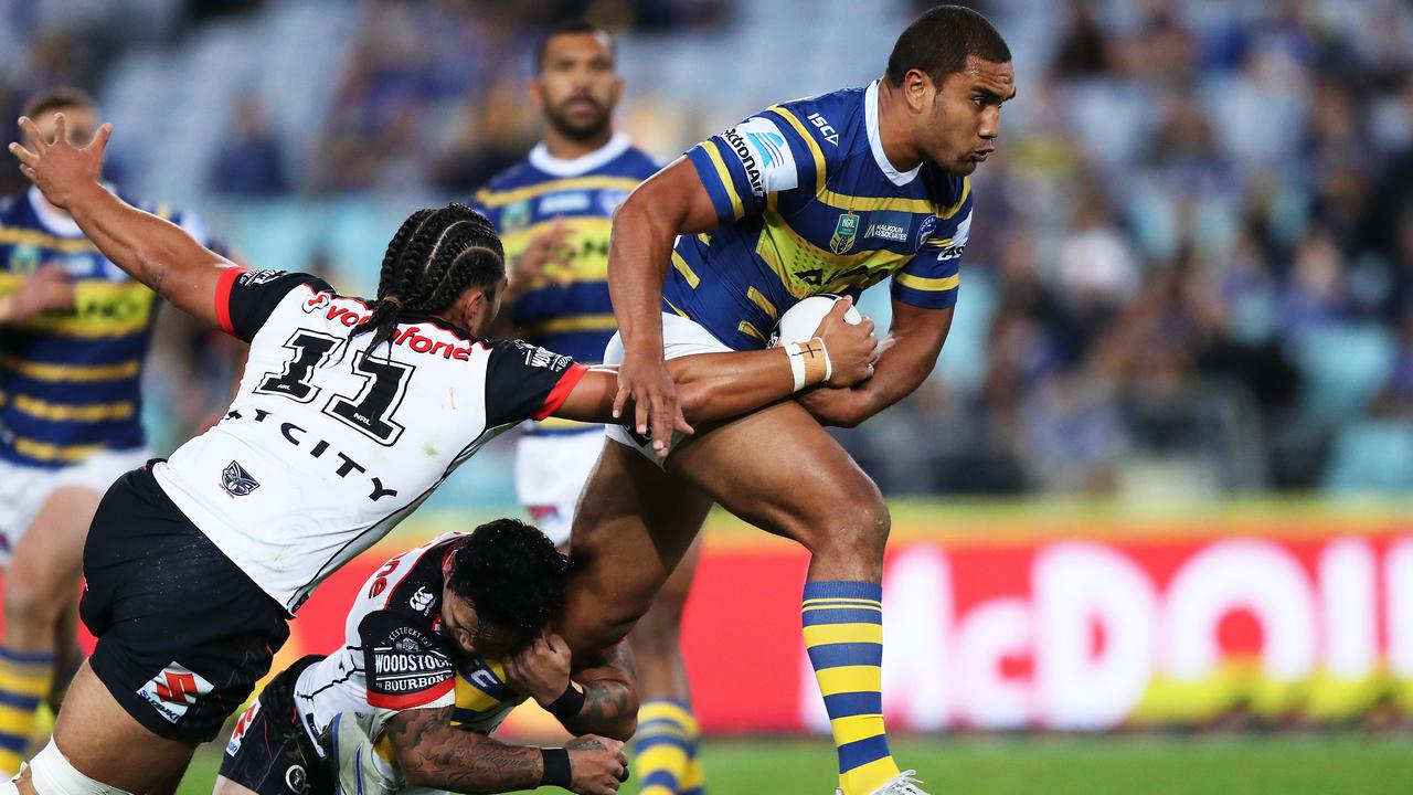 Terepo has been hit with a big fine from the Eels and will be free to play for them