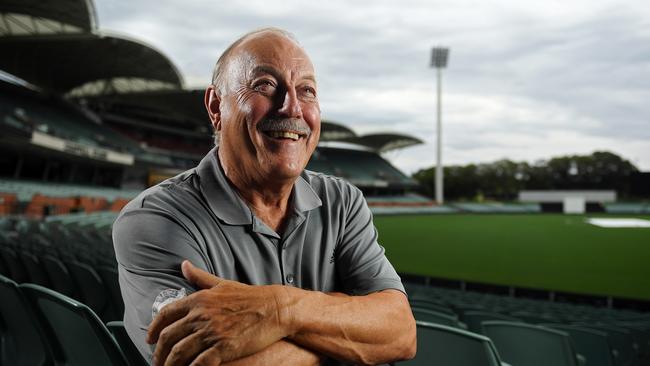 18/12/17 – Malcolm Blight at Adelaide Oval. Blighty's moving back to Adelaide to co-host the 6-7pm Sportsday radio show on FIVEaa with Kane Cornes. Picture: Tom Huntley