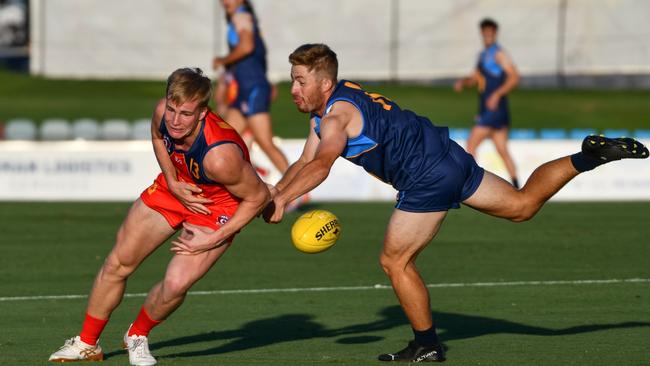 South Queensland player Shayle Korander in action. Picture: AFLQ.