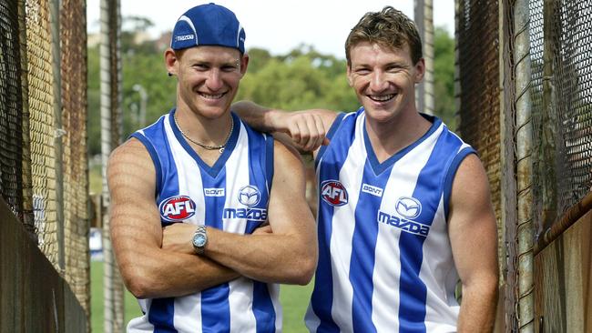 Boomer had the opportunity to play alongside brother Shane when the Kangaroos drafted him at the end of 2003.