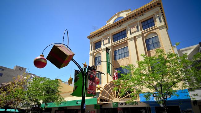 The old Harris Scarfe building in Rundle Mall in 2008.