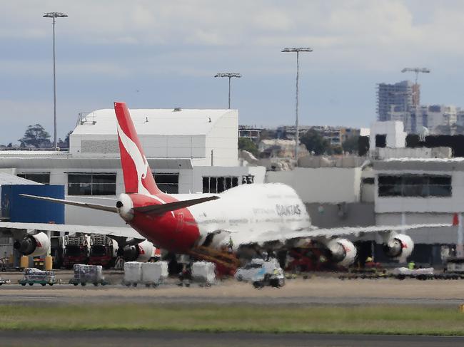 Qantas has cut almost a quarter of its international capacity for the next six months as travel demands fall due to fears over COVID-19. And more cuts are to come. Picture: Getty Images