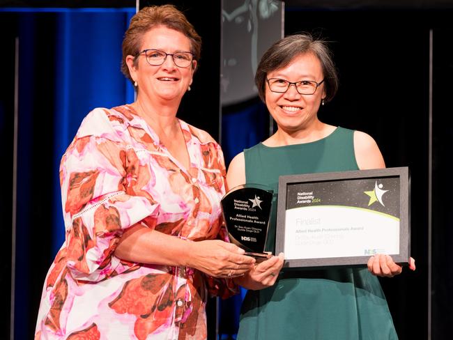 Dr Sau Kuan Cheong, a clinical psychologist, won a National Disability Award for her work. Picture: Supplied