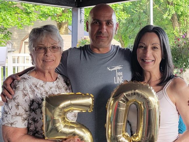 Corey Comperatore (centre) was killed at Trump’s rally. He had just celebrated his 50th birthday. Picture: Facebook