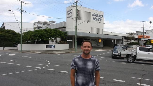 Salt Coffee Roasters owner Zac Lazarac hasn’t witnessed a crash at the intersection yet but knows it is only a matter of time. Photo: Kristy Muir 