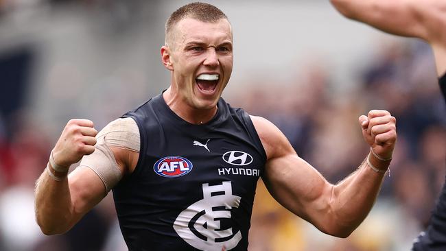 Patrick Cripps has reinvented his game. Picture: Michael Klein